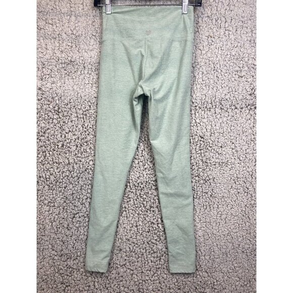 Light green leggings two tone top accent women's size Small - Picture 4 of 9